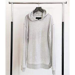 Edgar + Ash Hoodie - pale gray, size medium